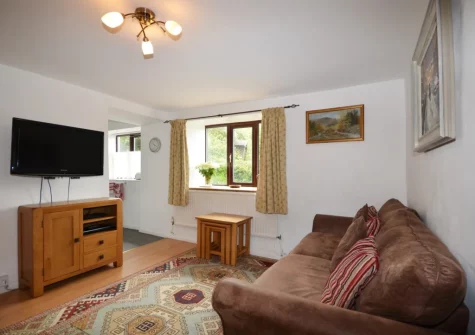The living area at Kempthornes, Ugborough