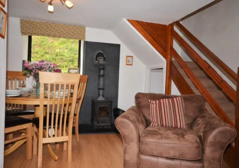 The living & dining area at Kempthornes, Ugborough