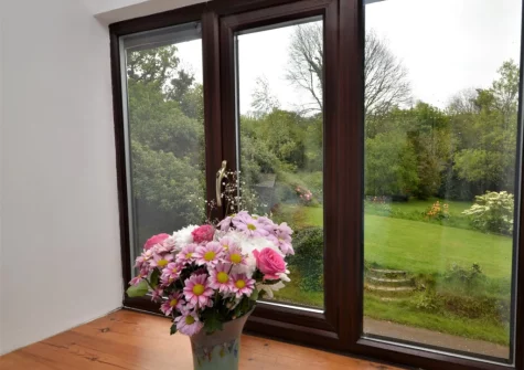 The view from bedroom #2 at Kempthornes, Ugborough