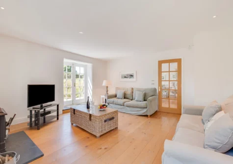 The living room at Kemyel Mill, Lamorna