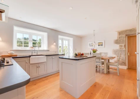 The kitchen at Kemyel Mill, Lamorna