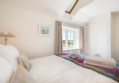 Bedroom #1 at Kemyel Mill, Lamorna