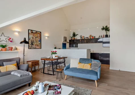 The living & dining area at Kennack Heights, Kuggar