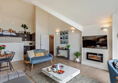 The living area at Kennack Heights, Kuggar