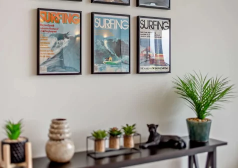 The living area at Kennack Heights, Kuggar