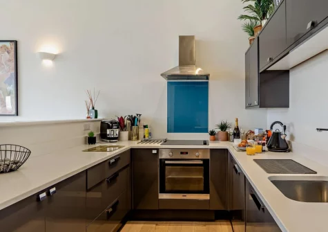 The kitchen at Kennack Heights, Kuggar