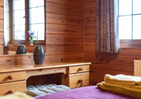 Bedroom #2 at Kestrel Lodge 15 at Clovelly Lakes, Higher Clovelly