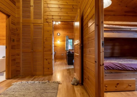 Bedroom #3 at Kestrel Lodge 15 at Clovelly Lakes, Higher Clovelly
