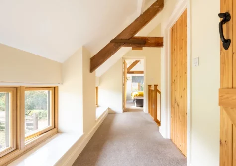 The first floor landing at Kingfisher Cottage, Coldridge