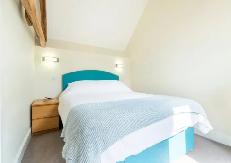 Bedroom #1 at Kingfisher Cottage, Coldridge