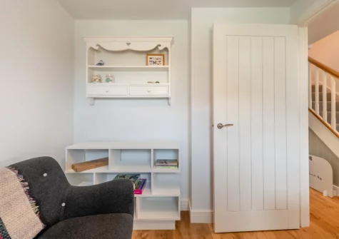 The cozy snug at Kingsland Barn, Greencliff Farm, Abbotsham