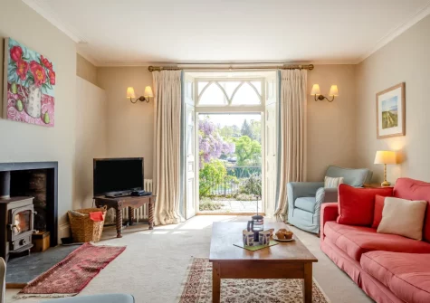 The living room at Kits House at Mixtow Creek, Lanteglos