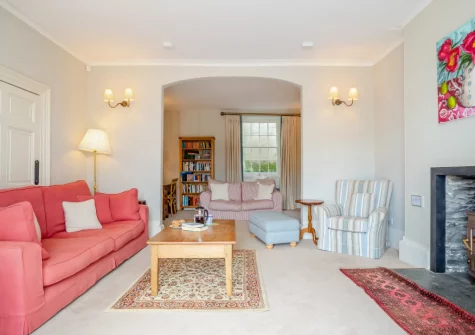 The living room at Kits House at Mixtow Creek, Lanteglos