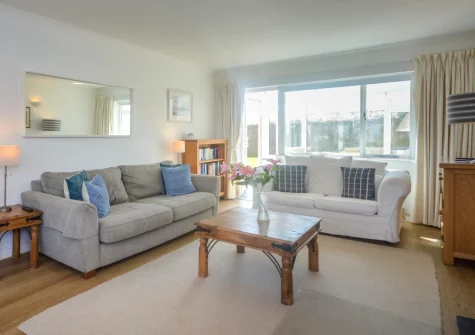 The living room at Kittiwake, Constantine Bay