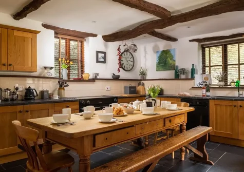 The kitchen at Kittiwake House, Coulscott, Combe Martin