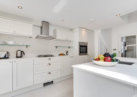 The kitchen at Kittiwake, Padstow