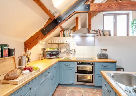 The kitchen at Knaworthy, Frithelstock Stone
