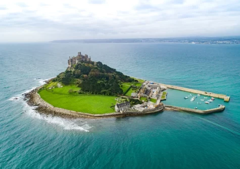 With its medieval castle, winding pathways, subtropical gardens and ever-changing tidal causeway, a visit to St Michael's Mount is a must