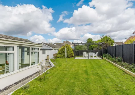 The garden at Knot House, Bude