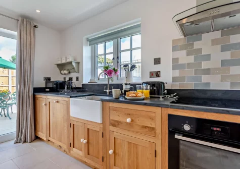 The kitchen at Kosi Kot, South Molton