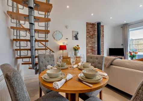 The dining area at Kosi Kot, South Molton