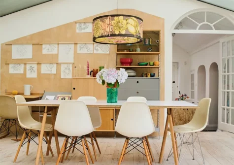 The dining area at La Loggia, St Ives