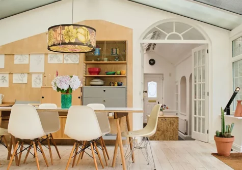 The dining area at La Loggia, St Ives