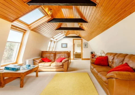 The living room at Lakenham Lodge, Northam