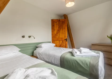 Bedroom #2 at Lakeside Haven, Kilkhampton