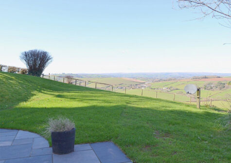 The garden at Lambs Gate, Newbarn Farm, Collaton St Mary