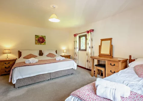 Bedroom #1 at Lamerton Barn, Holsworthy
