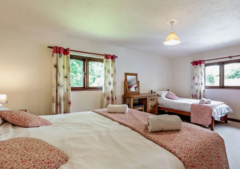 Bedroom #1 at Lamerton Barn, Holsworthy