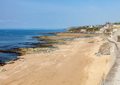 Porthleven Beach is five glorious kilometres of golden sand running east from the historic harbour