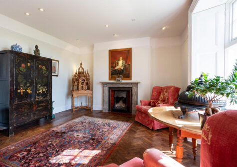 The study at Landscove House, Landscove