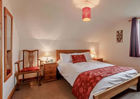 Bedroom #1 at Lane Barton Stables, Woolfardisworthy