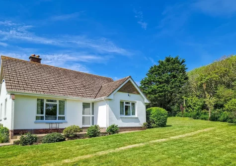 The patio, alfresco dining area & garden at Lane Head, Croyde
