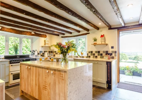 The kitchen at Langdon House, Jacobstow