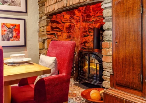 The dining room at Langdon House, Jacobstow