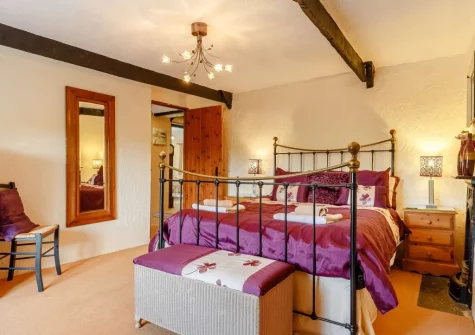 Bedroom #2 at Langdon House, Jacobstow