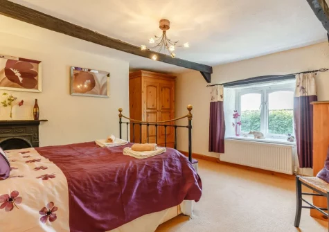 Bedroom #2 at Langdon House, Jacobstow