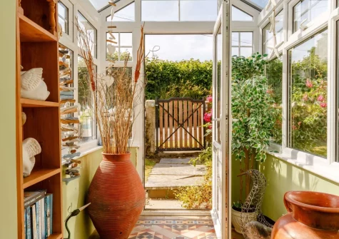 The entrance hallway at Langdon House, Jacobstow