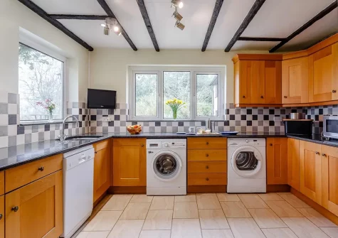 The kitchen at Lantern Cross Cottage, Beaford