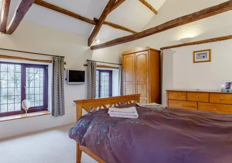 Bedroom #1 at Lantern Cross Cottage, Beaford