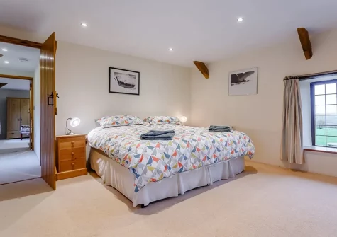 Bedroom #2 at Lantern Cross Cottage, Beaford