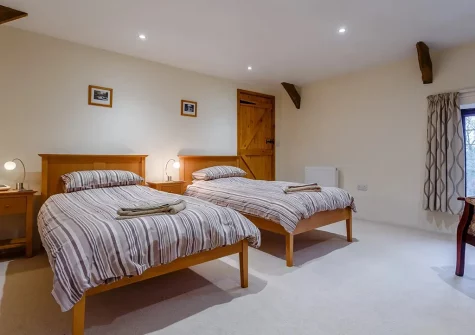 Bedroom #2 at Lantern Cross Cottage, Beaford