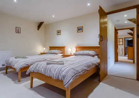 Bedroom #3 at Lantern Cross Cottage, Beaford