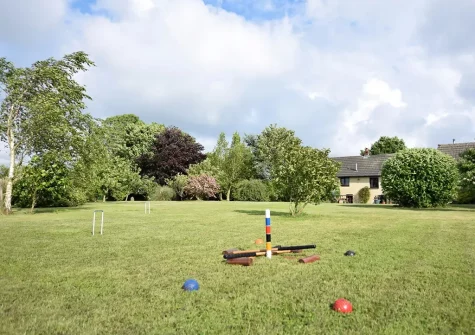The two acre, fully fenced & enclosed rear garden at Lantern Cross Cottage, Beaford