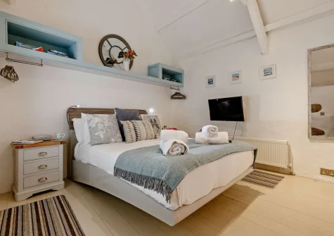 Bedroom #1 at Lantern Loft, St Ives