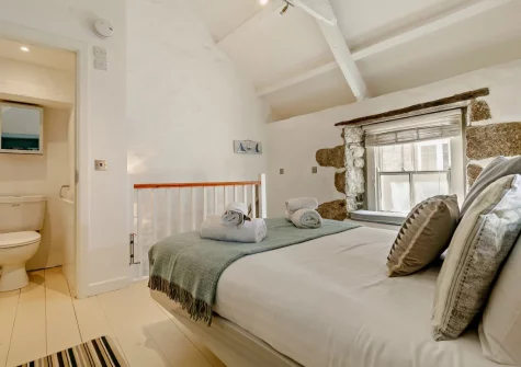 Bedroom #1 at Lantern Loft, St Ives