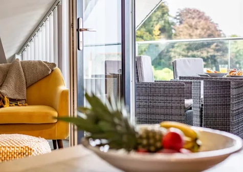 The living room at Lantern View, Ilfracombe